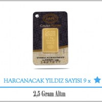 2,5 GR 24 AYAR GRAM KÜLÇE ALTIN