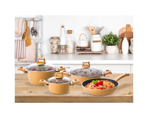 Emsan Oasis 7 Parça Granit Set